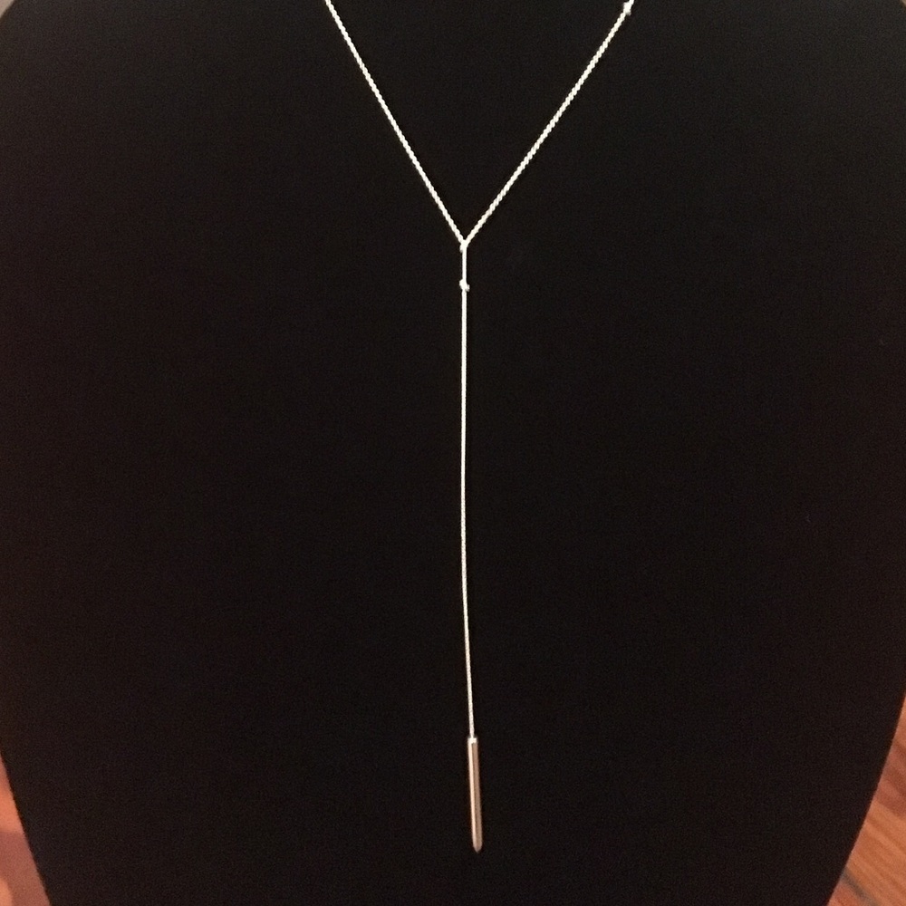 Mia Fiore Sterling Necklace Drop Silver 925 Italy